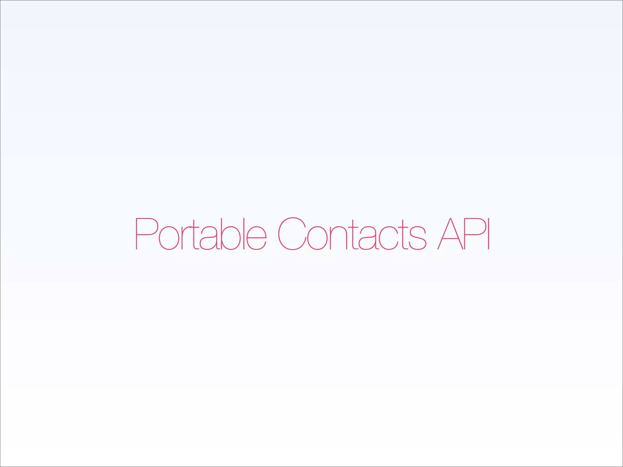 Implementing The Social Web - Fowa Miami 2009