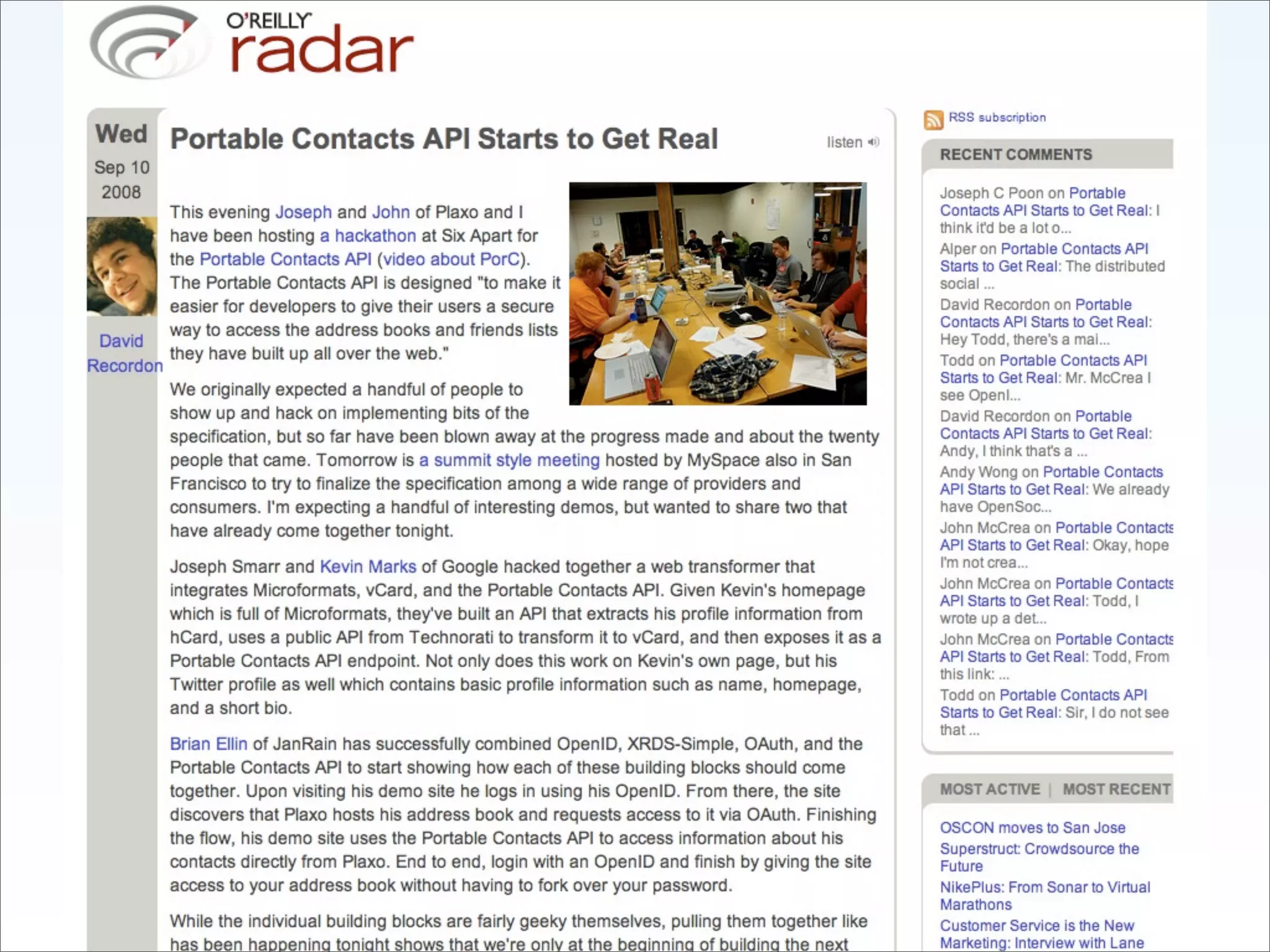 Implementing The Social Web - Fowa Miami 2009