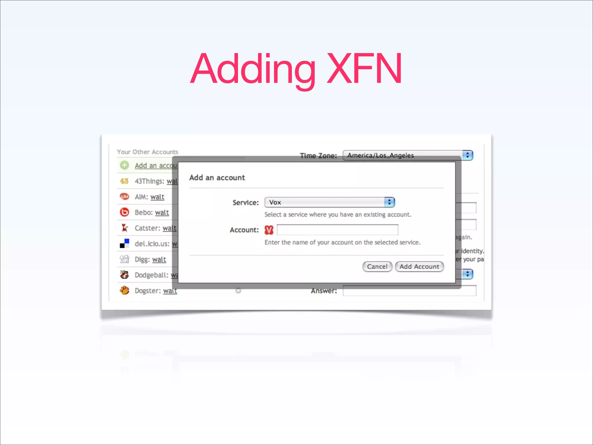 Implementing The Social Web - Fowa Miami 2009