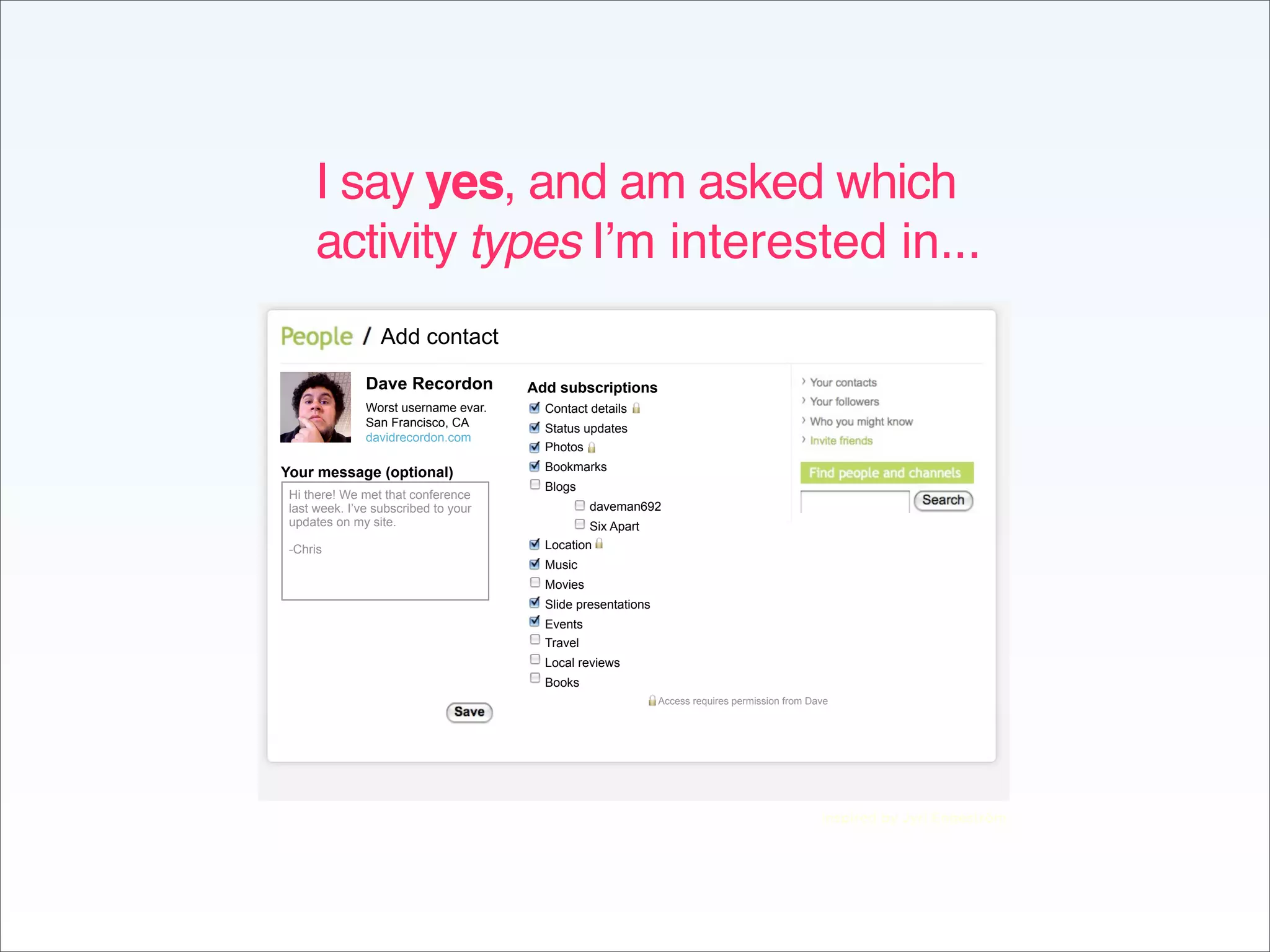 Implementing The Social Web - Fowa Miami 2009