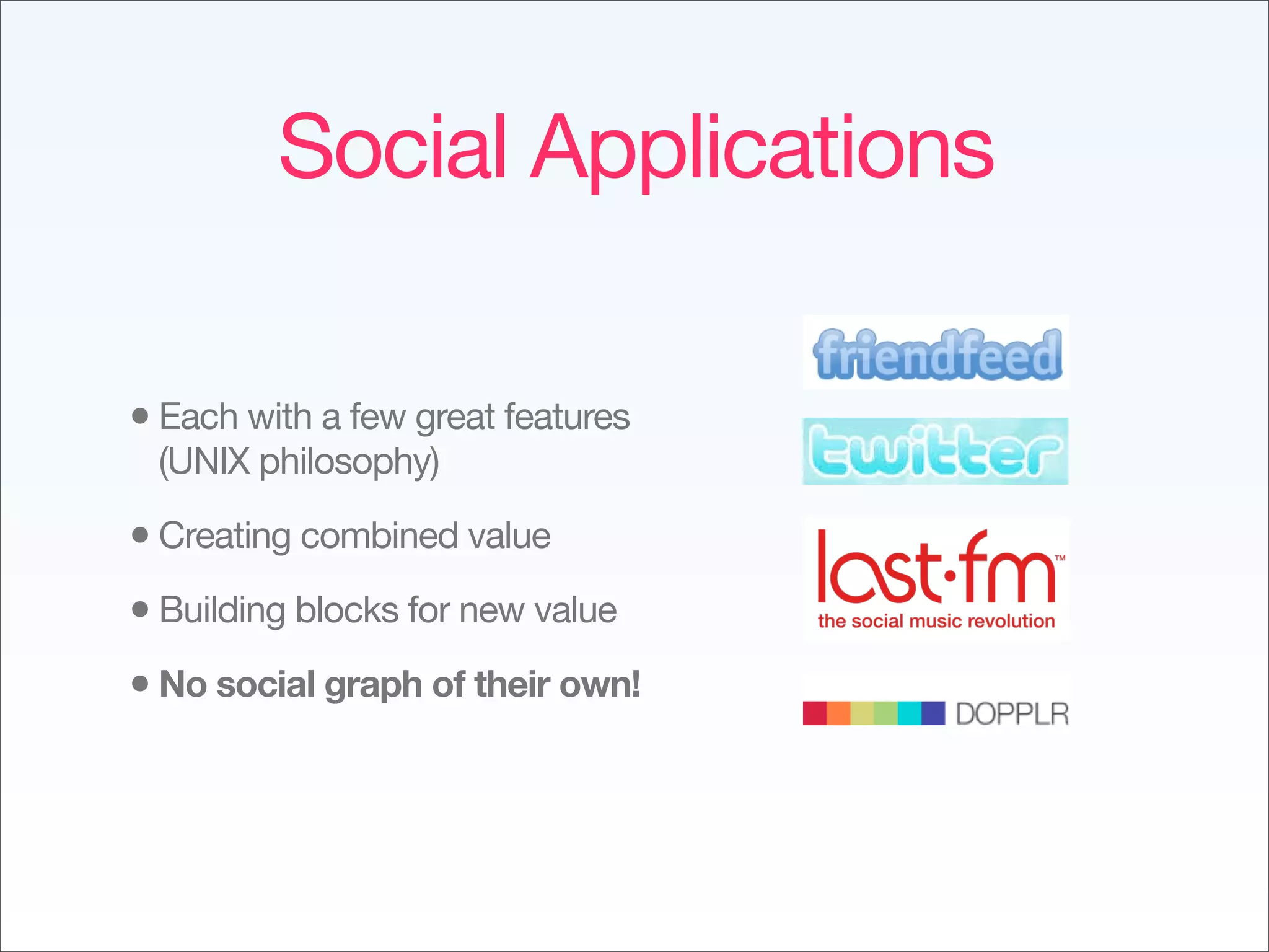 Implementing The Social Web - Fowa Miami 2009