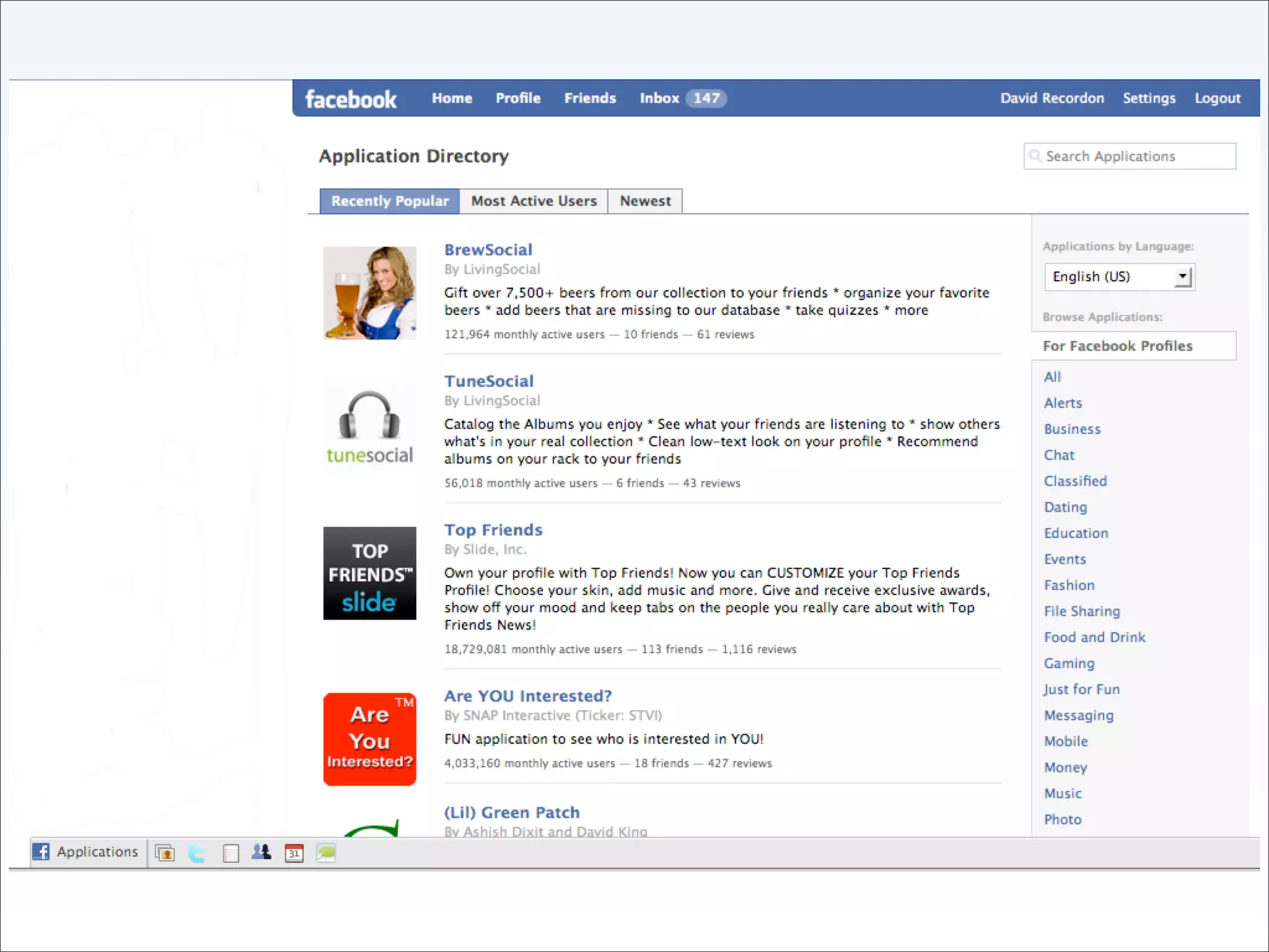 Implementing The Social Web - Fowa Miami 2009