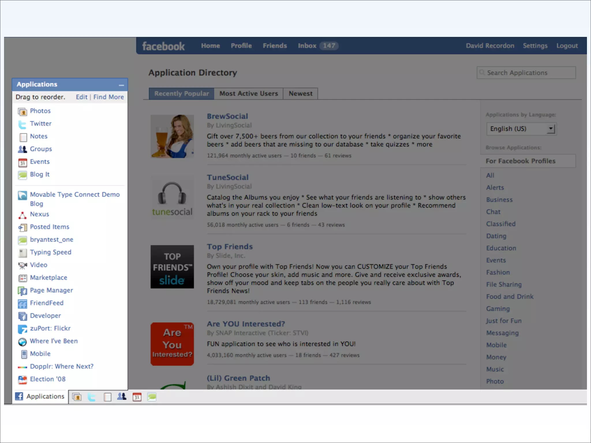 Implementing The Social Web - Fowa Miami 2009