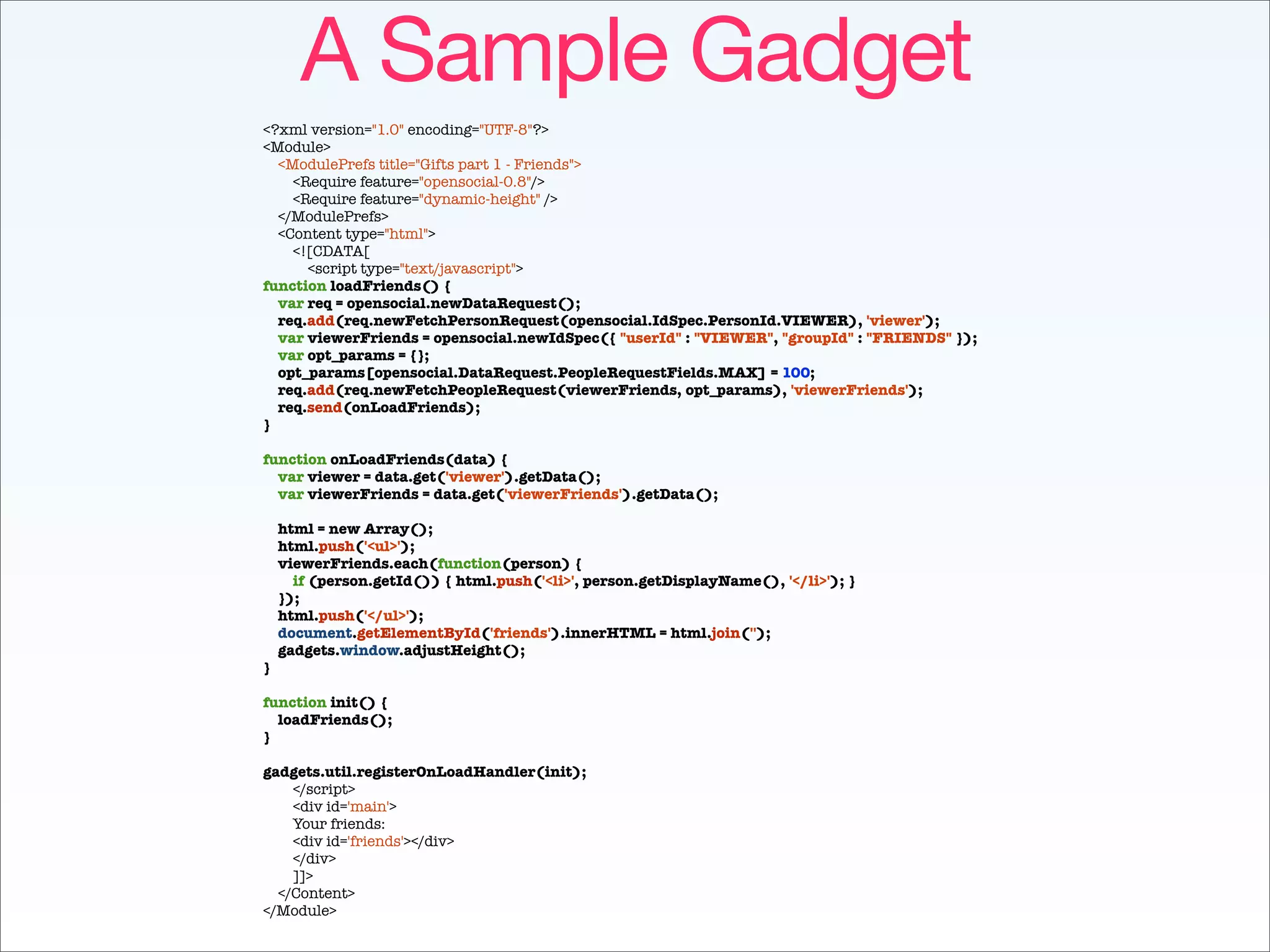 Implementing The Social Web - Fowa Miami 2009