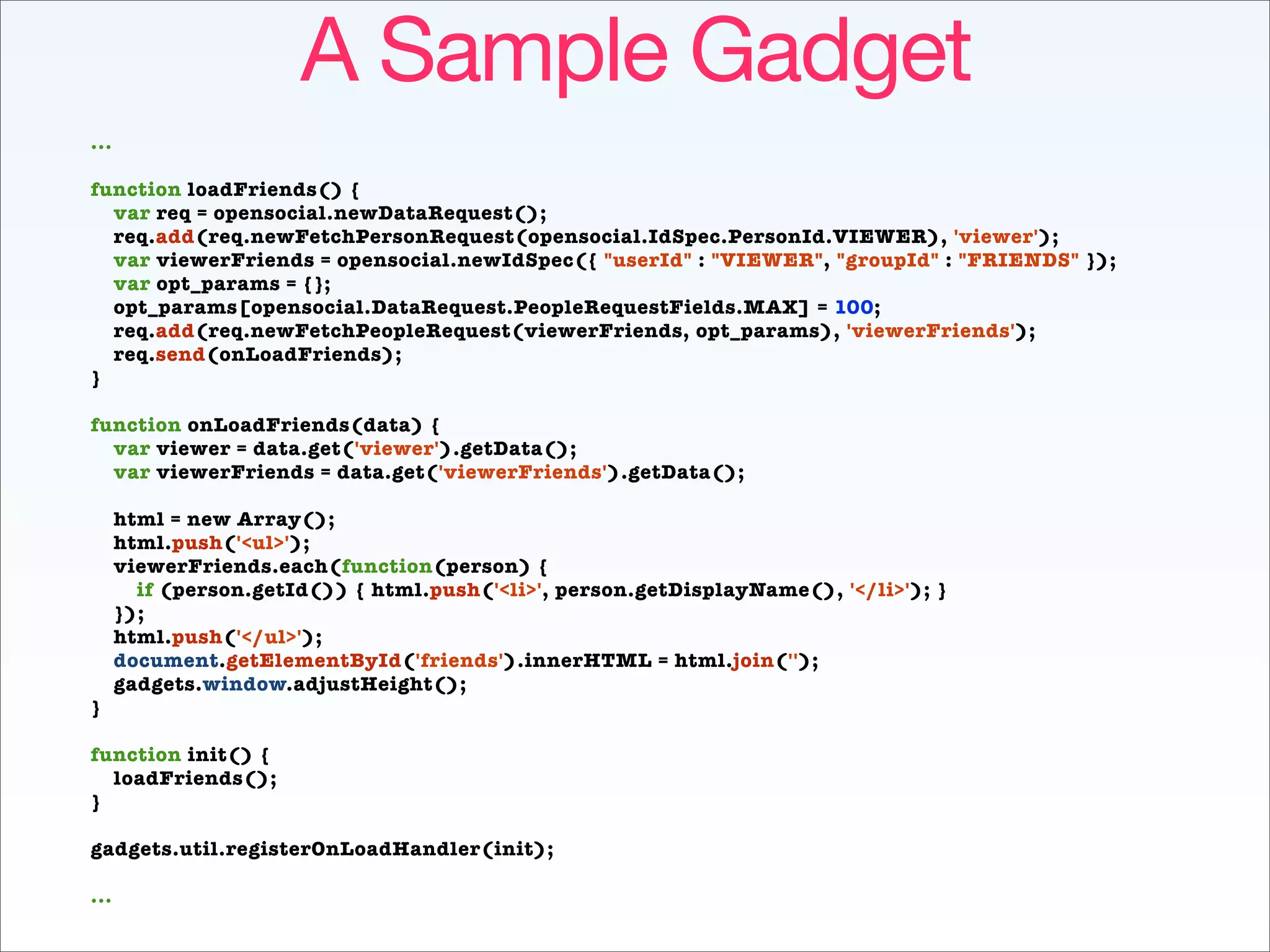 Implementing The Social Web - Fowa Miami 2009