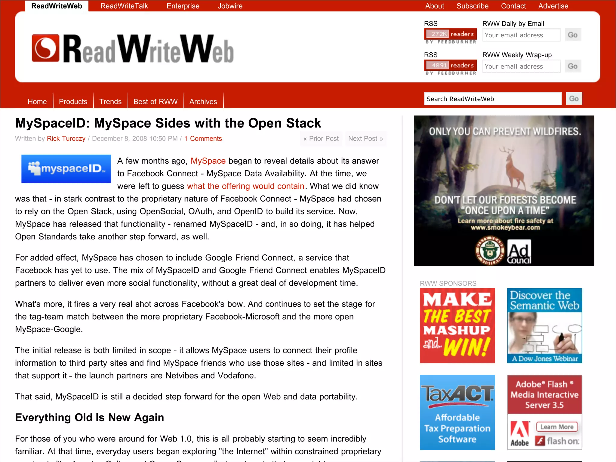 Implementing The Social Web - Fowa Miami 2009