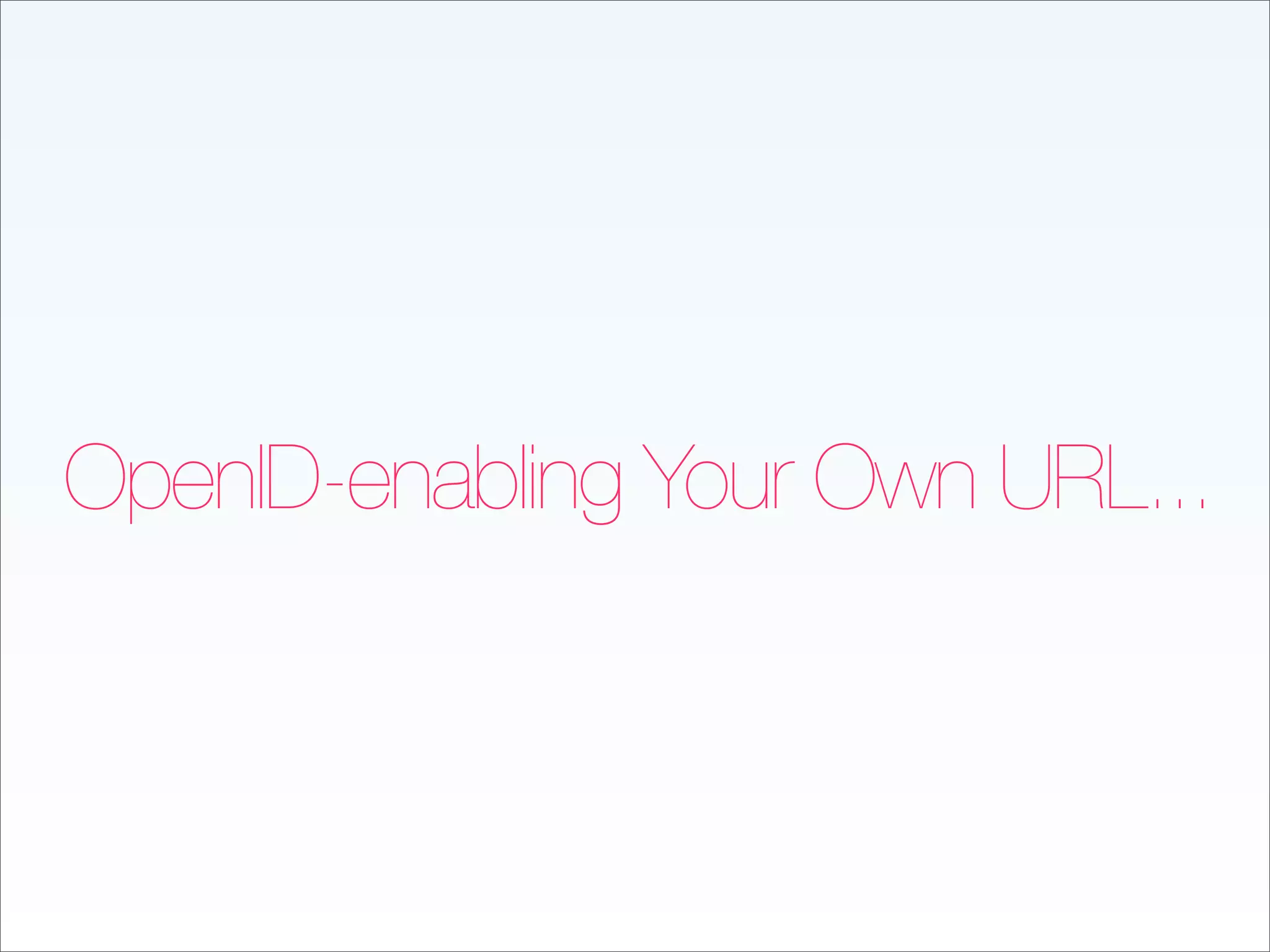 Implementing The Social Web - Fowa Miami 2009