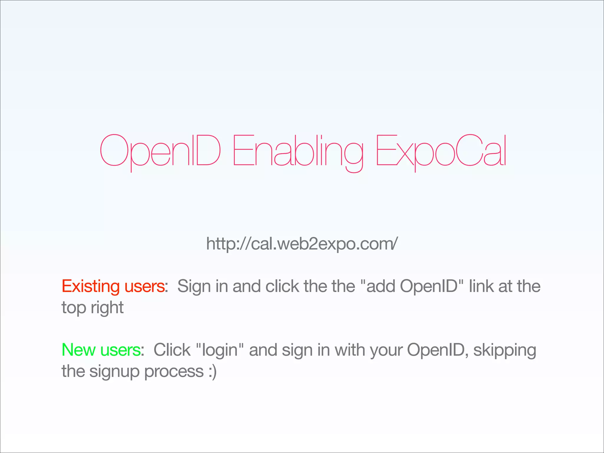 Implementing The Social Web - Fowa Miami 2009