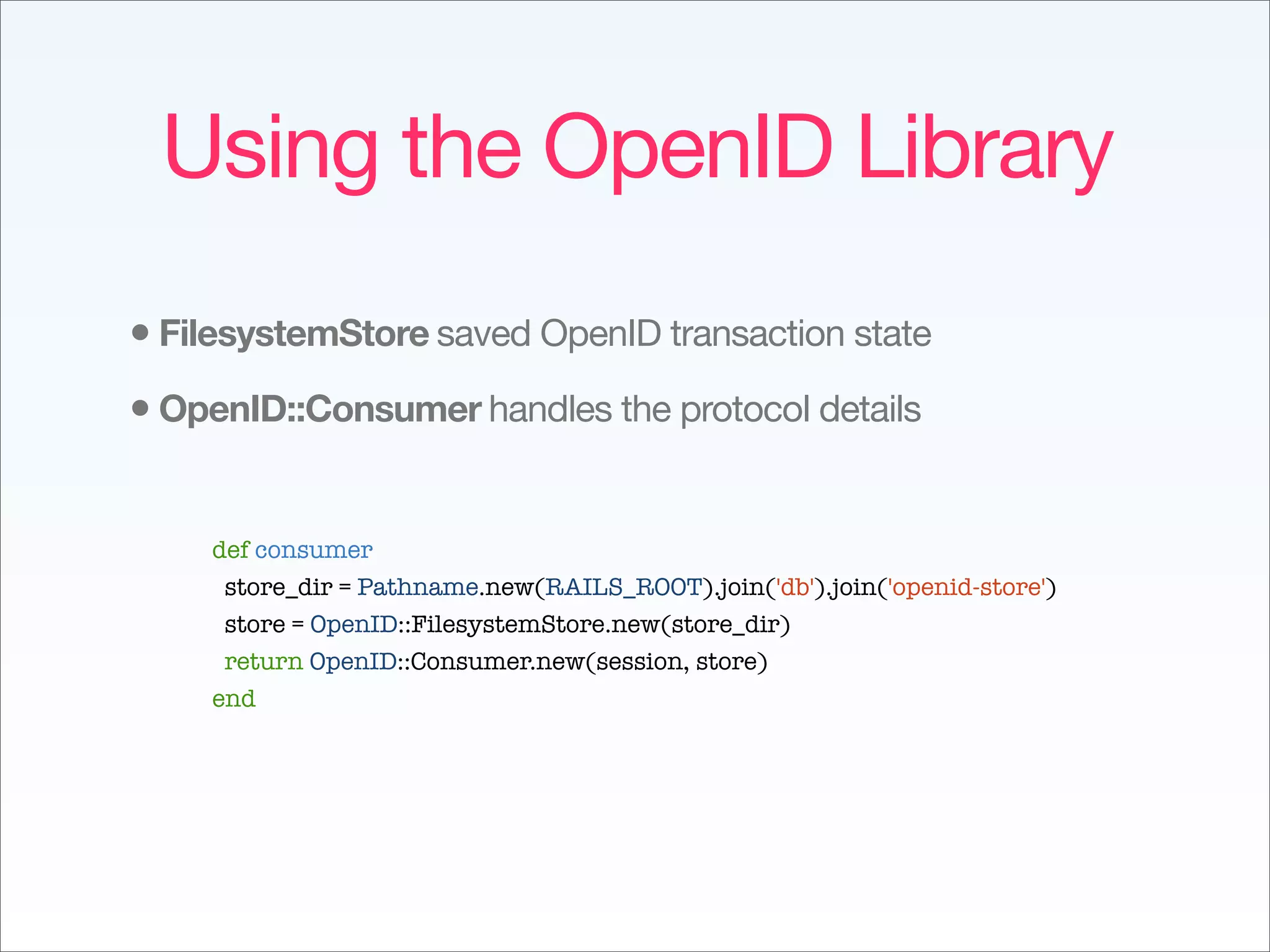 Implementing The Social Web - Fowa Miami 2009