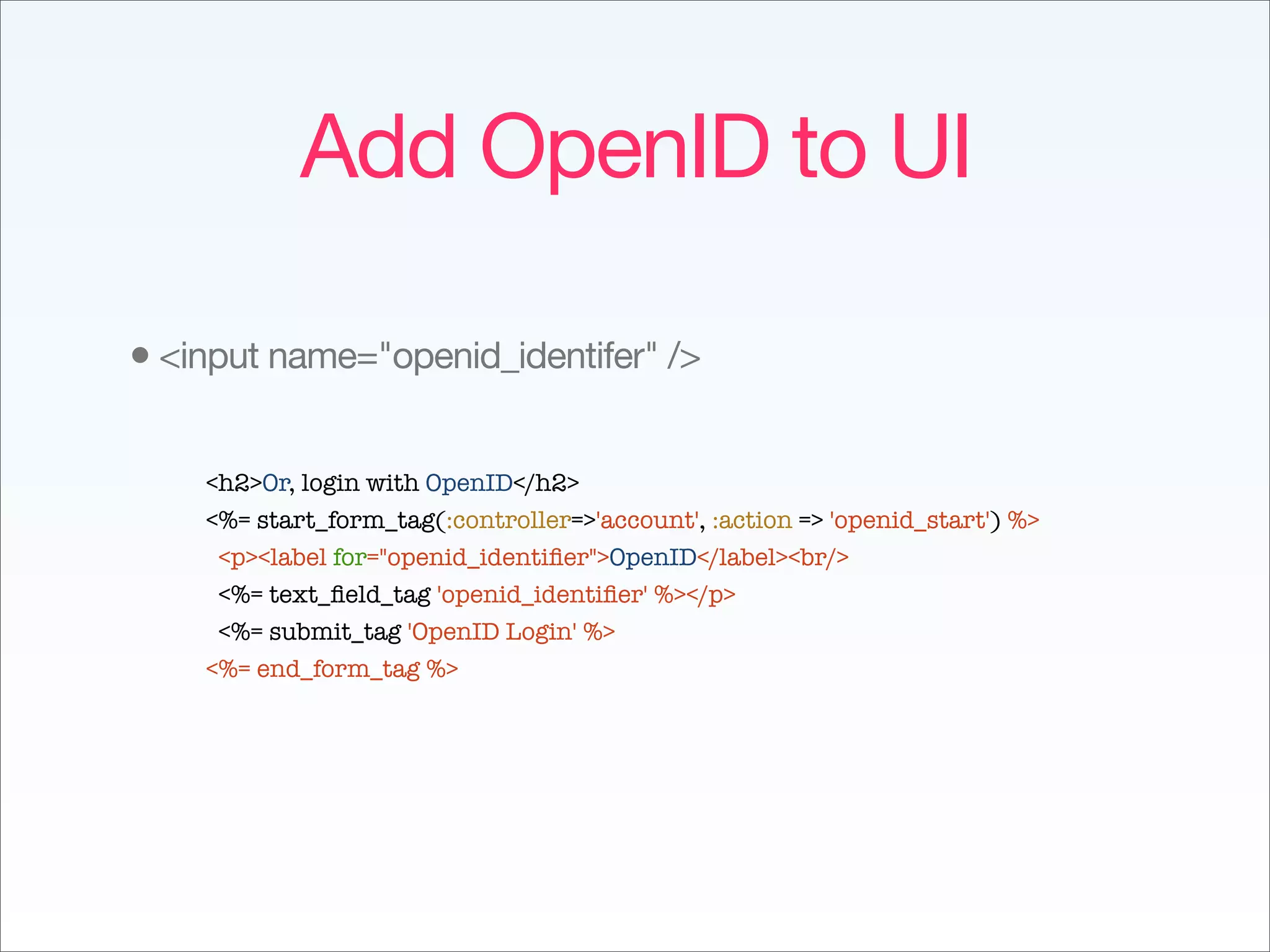 Implementing The Social Web - Fowa Miami 2009