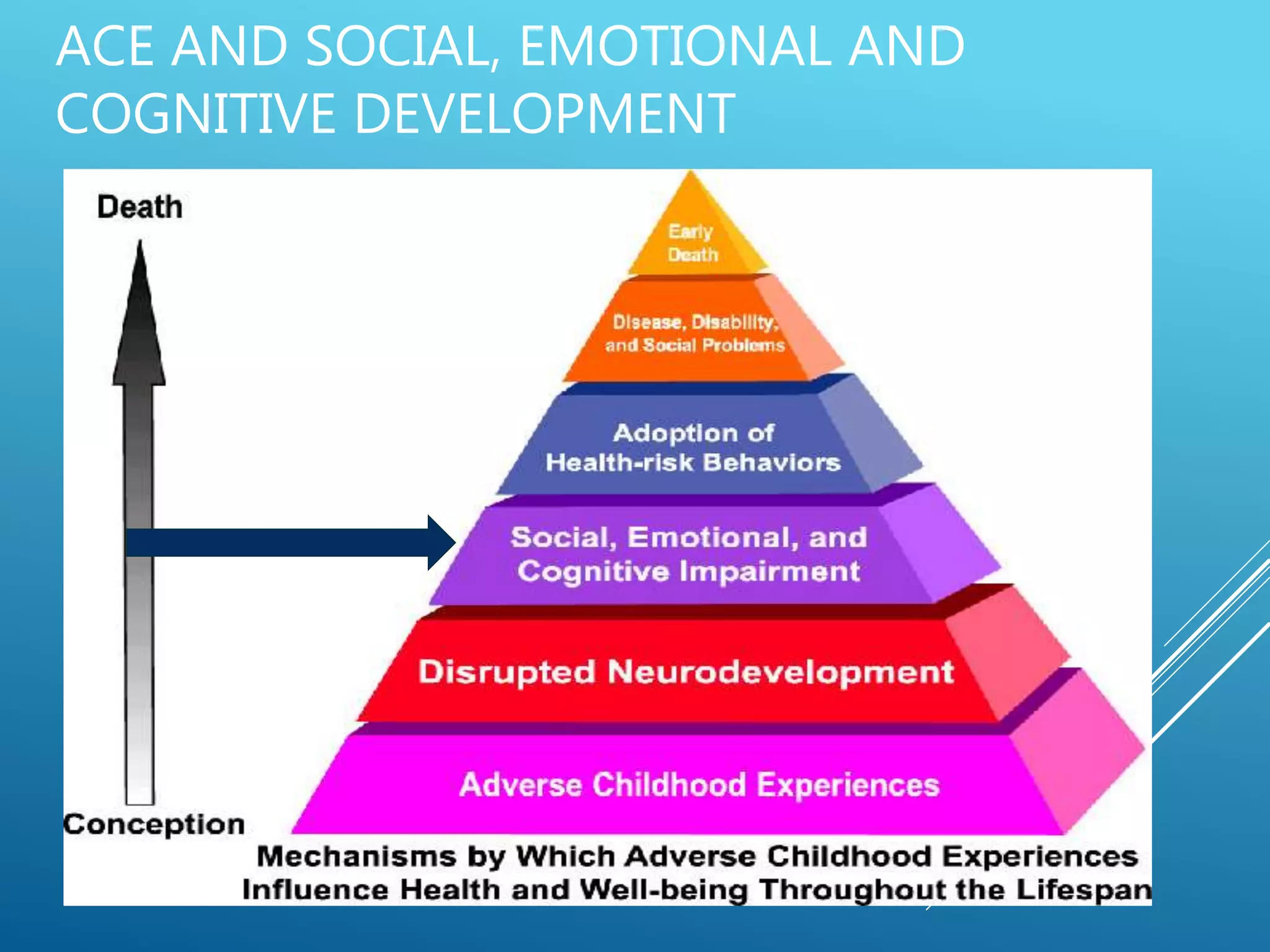 ACE AND SOCIAL, EMOTIONAL AND
COGNITIVE DEVELOPMENT
 