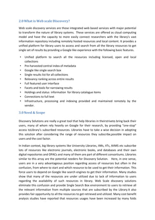 Implementing web scale discovery services: special reference to Indian ...