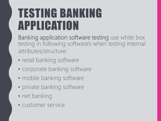 Implementing white box testing | PPTX
