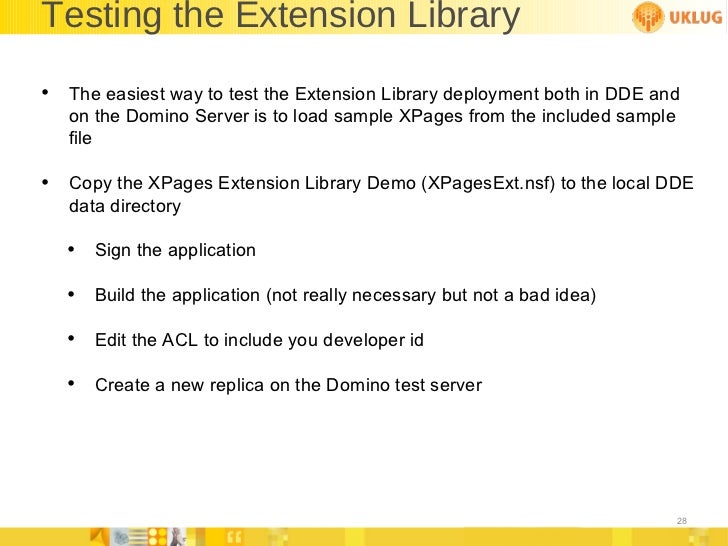 Implementing xpages extension library Implementing xpages extension library