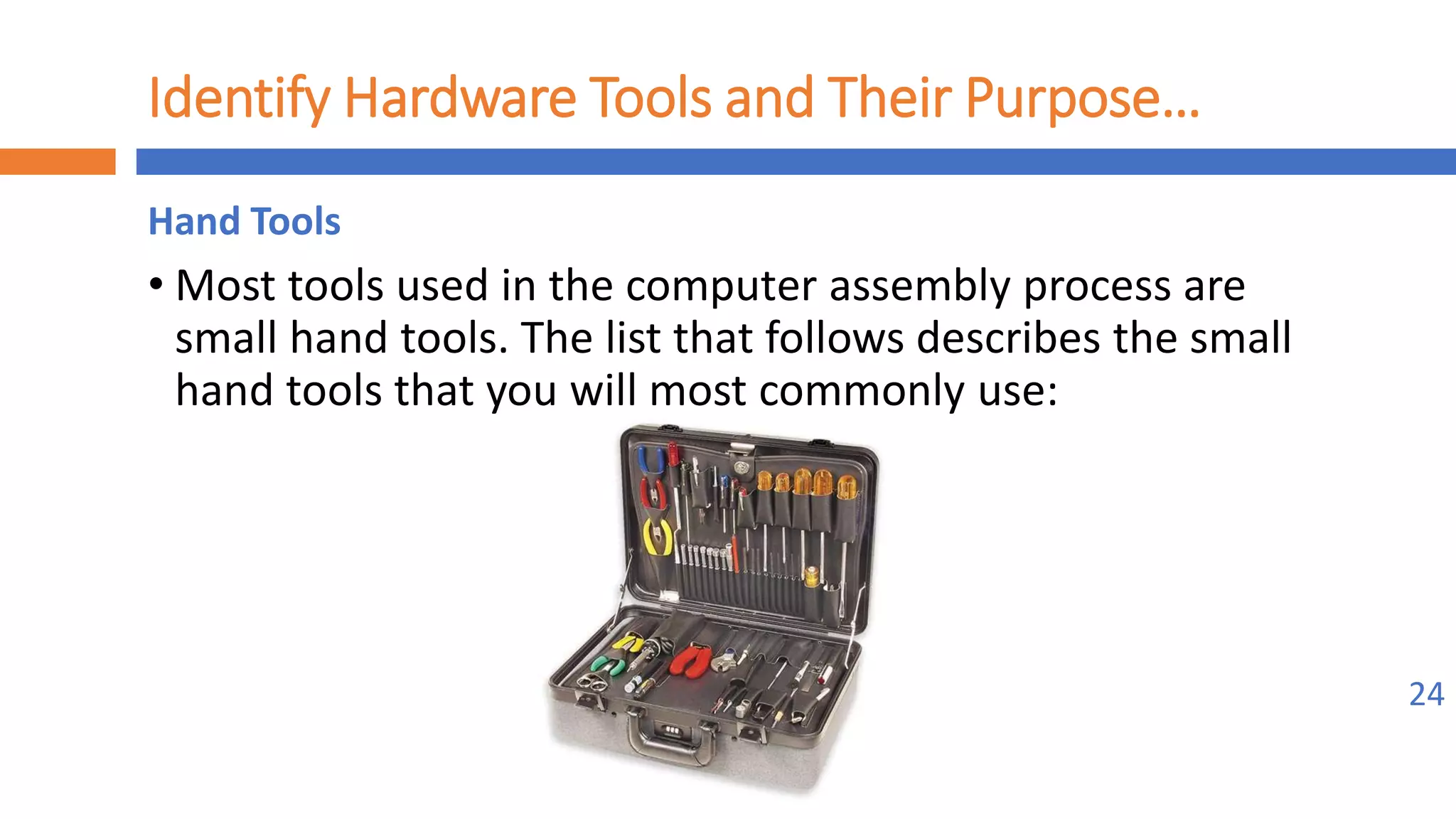 Implement maintenance procedures