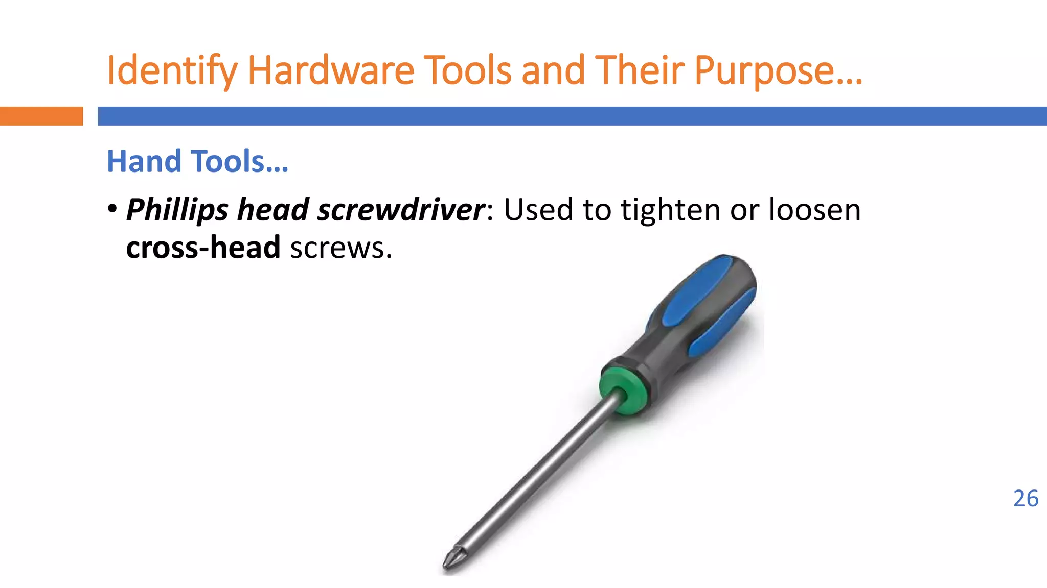 Implement maintenance procedures