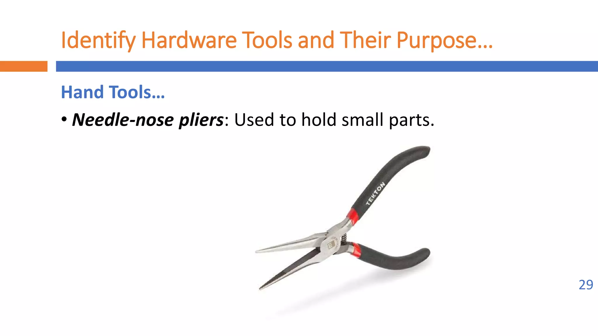 Implement maintenance procedures