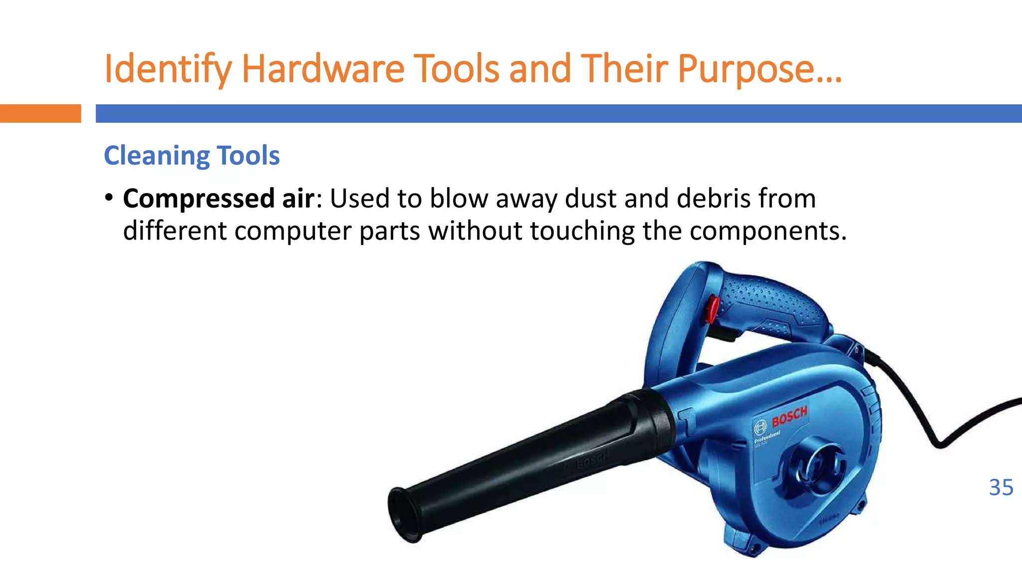 Implement maintenance procedures