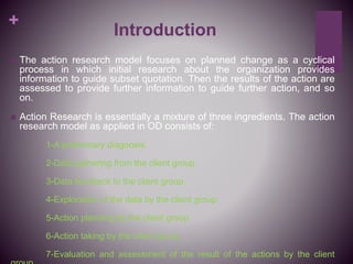 Implement of action research model of company. | PPTX