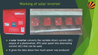 Implentation of solar power plant in lpu | PPTX