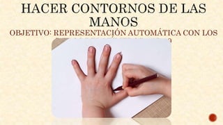 OBJETIVO: REPRESENTACIÓN AUTOMÁTICA CON LOS
DEDOS DEL NÚMEROS 1 AL 10
 