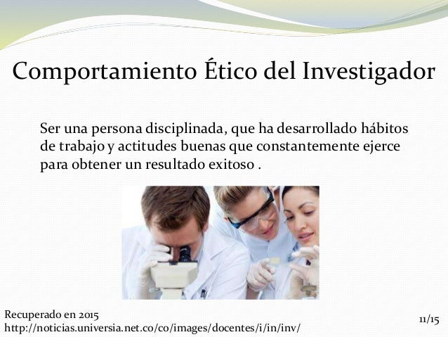 Implicaciones eticas de la investigacion cientifica