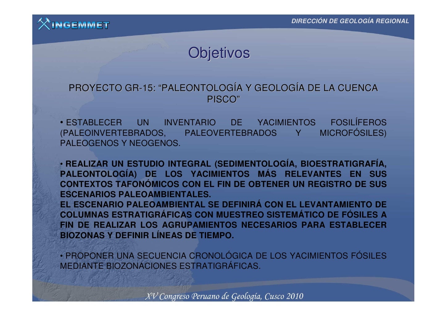 IMPLICANCIAS DE LA PRESENCIA DE LEPIDOCYCLINA (PLIOLEPIDINA) PERUVIAN…