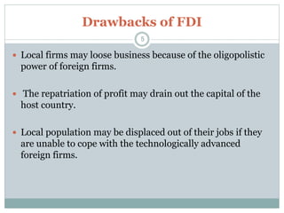 Implication of FDI for business | PPT