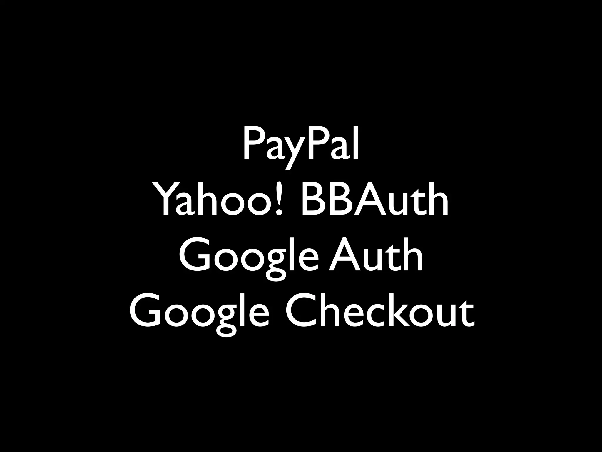 Implications Of OpenID (Google Tech Talk)