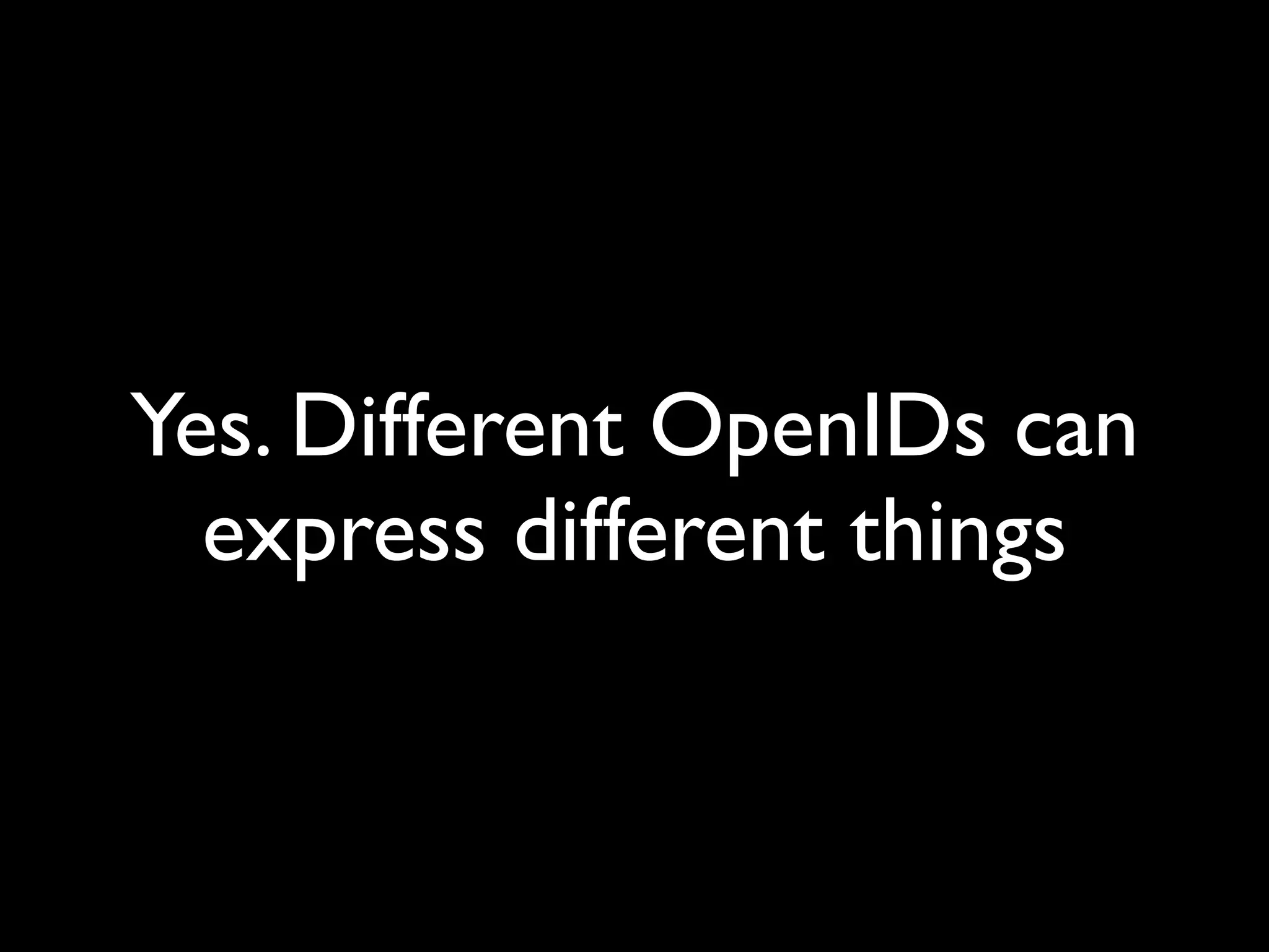 Implications Of OpenID (Google Tech Talk)