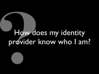 Implications Of OpenID (Google Tech Talk)