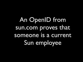 Implications Of OpenID (Google Tech Talk)