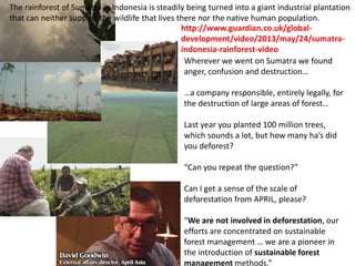 Implications for sparing, sharing and caring