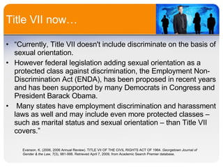 Implications Of Title Vii Of The Civil Rights Act Of 1964 By A. Walker ...