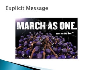 Implicit and explicit messages | PPTX