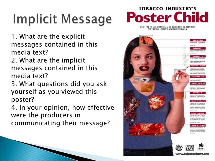 Implicit and explicit messages