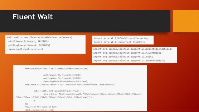 Implicit and explicit waits