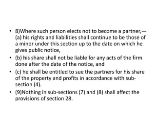 Implied authority of partners