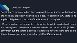 Implied Covenants Of Landlord and Tenant.pptx