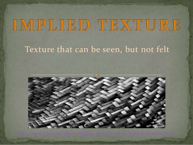Implied Texture Definition _ Texture In Art Examples – JRGD