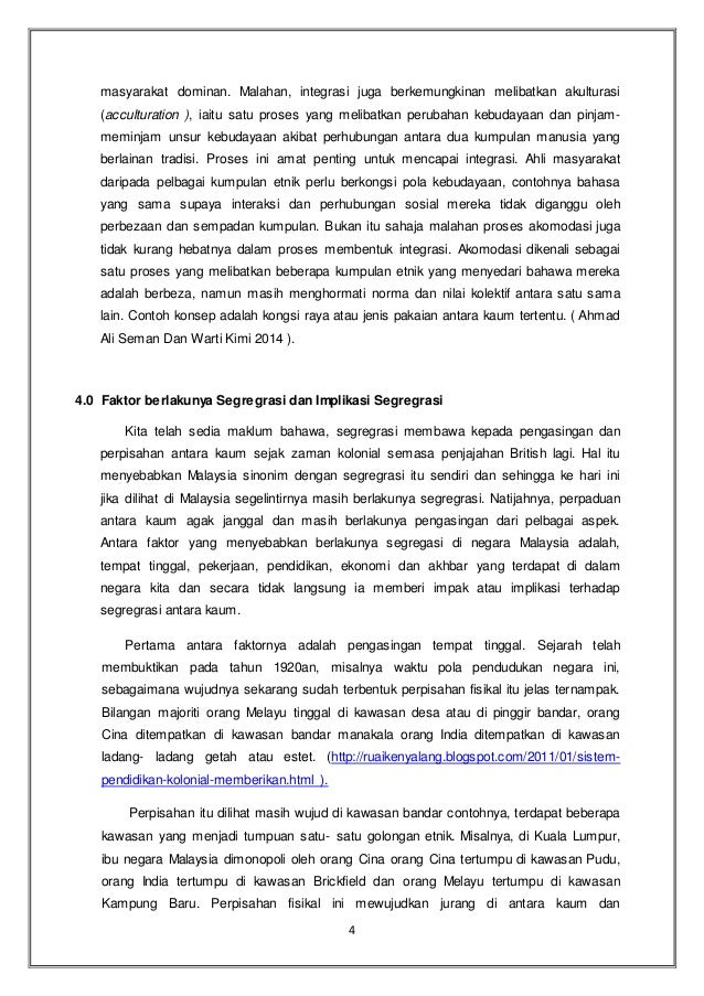contoh akulturasi di malaysia
