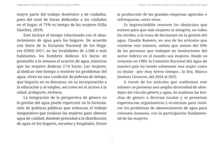 Impluvium, Publicación Digital de la Red del Agua UNAM
3
Número 19, Enfoque de género en la gestión y cultura del agua
may...