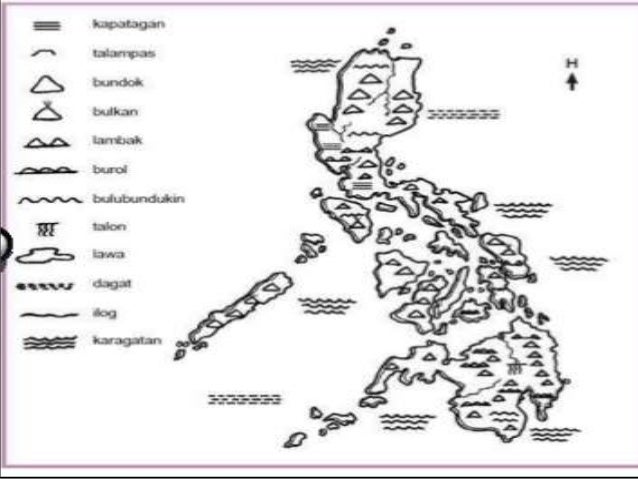 Mapang Pisikal Ng Pilipinas Larawan