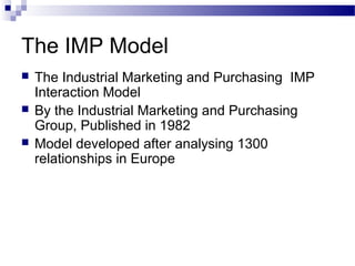 The Industrial Marketing and Purchasing IMP Model | PPT