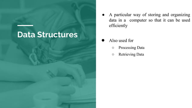 Importance of Data Structures | PPT