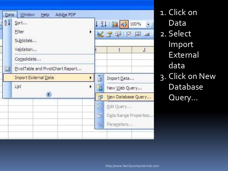 Import forex data into excel