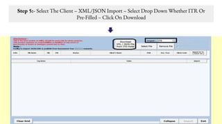 Complete Guide to Importing XML/JSON Files Using Genius Tax Return ...
