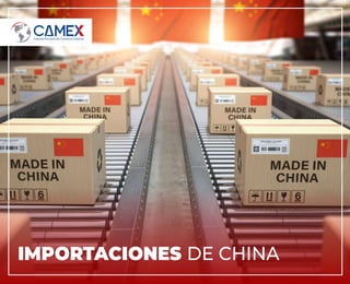 CREACIÓN DE STARTUP’S
Cámara Peruana de Comercio Exterior
IMPORTACIONES DE CHINA
 