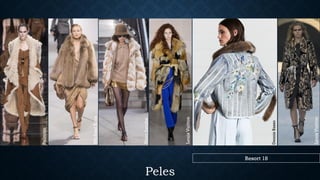 Peles
MichaelKors
LouisVuitton
MarcJacobs
Balmain
LouisVuitton
DennisBasso
Resort 18
 