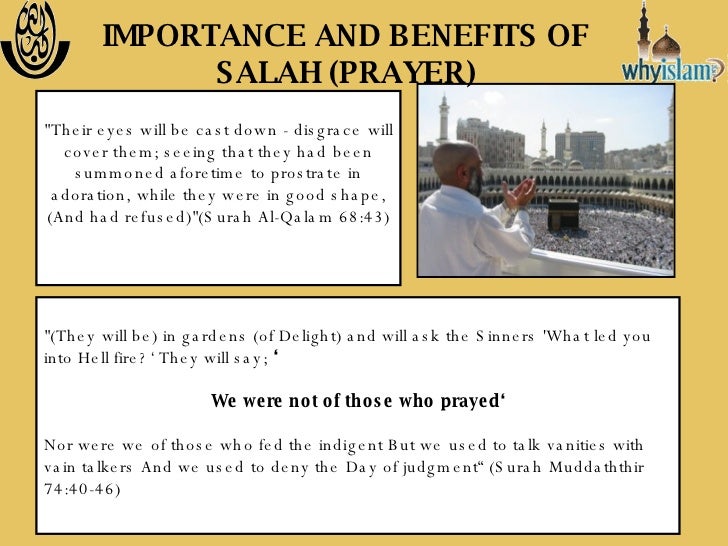 Importance and Benefits of Islamic Prayer